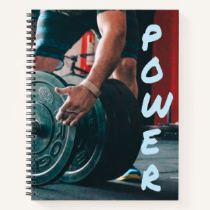 Krafttraining Fitnessstudio Gesundheit Notizbuch