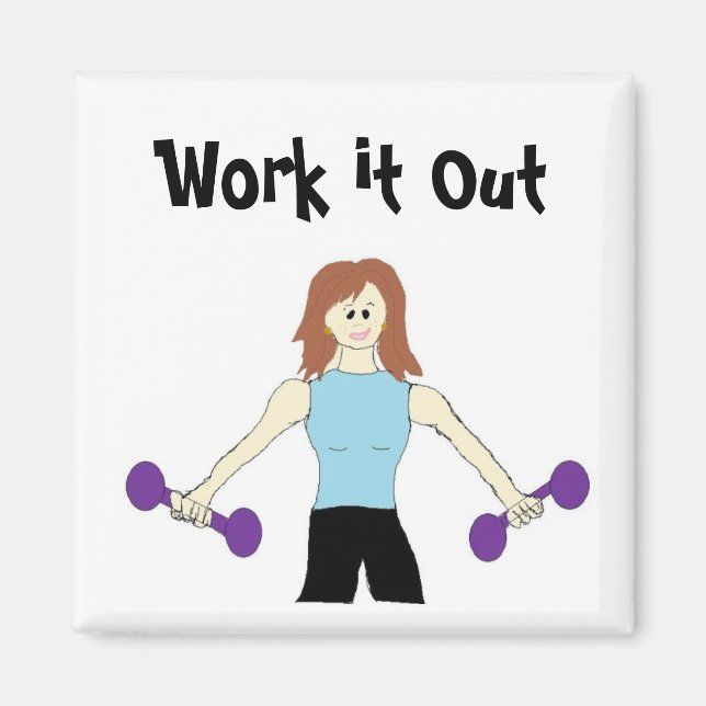 Krafttraining Magnet (Vorne)
