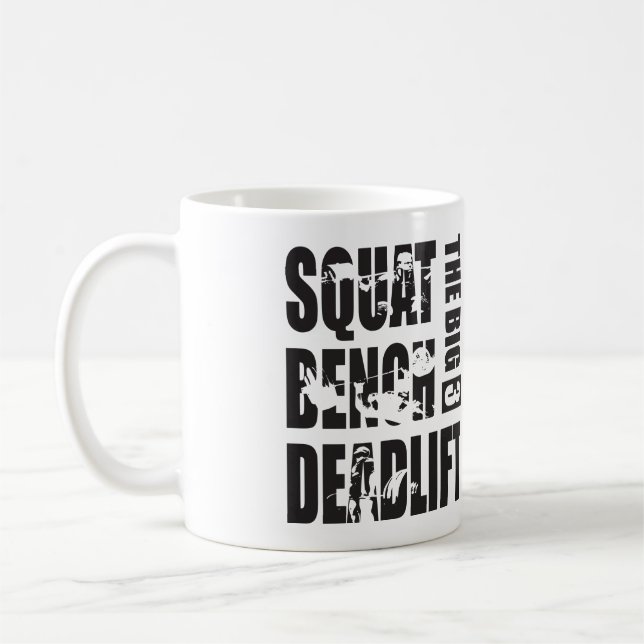 Kraftübertragung - Squat, Bench, Deadlift Tasse (Links)