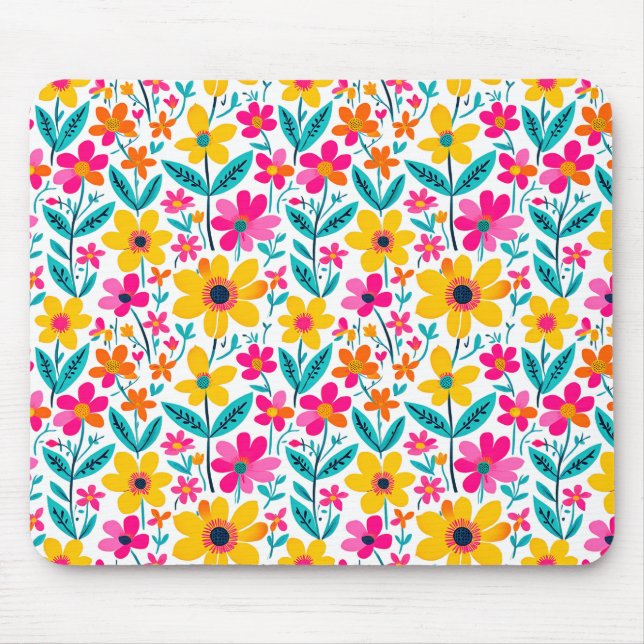 Kraftvolle Blüte  Mousepad (Vorne)