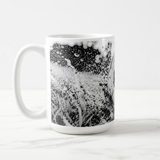 Kraftvoller Spritzer Kaffeetasse (Links)