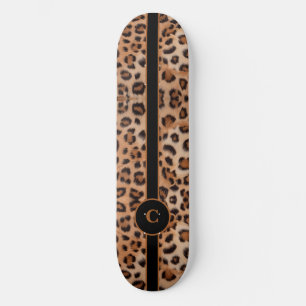 Kraftvolles und kühnes Leopard-personalisiertes Sk Skateboard