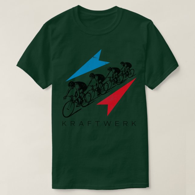 Kraftwerk Retro Original Fan Art Design T-Shirt (Design vorne)