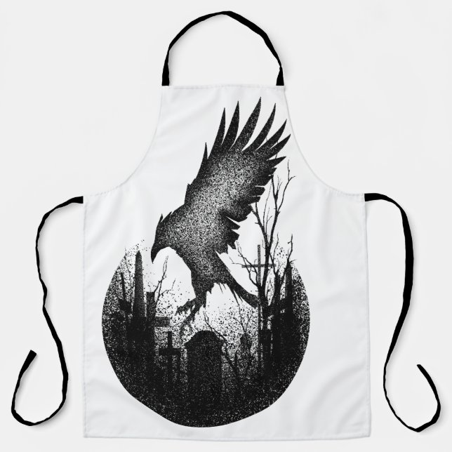 Krähe 25. Jahrestag Schürze (Vorderseite)