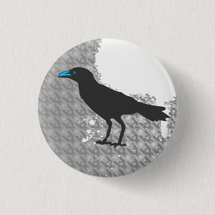 Krähe Button