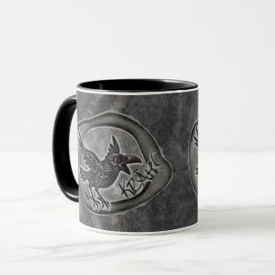 Krähe Crow Rabe ruft KRÄH!  Tasse