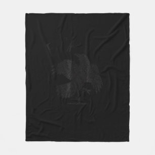 Krähe, F-Caw-F Lustiger Vogel Ästhetisch Casual Fleecedecke