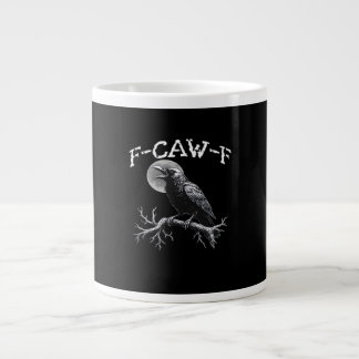 Krähe F-Caw-F Lustiger Vogel Cool Einzigartig Jumbo-Tasse