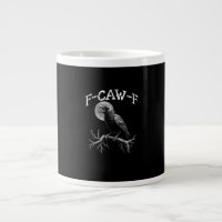 Krähe F-Caw-F Lustiger Vogel Krähe Humor Kreative