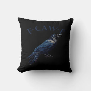 Krähe, F-Caw-F Lustiger Vogel Kreative Casualmode Kissen