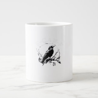 Krähe, F-Caw-F Lustiger Vogel Lustig Trendig Jumbo-Tasse