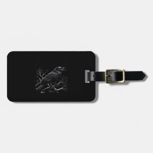 Krähe, F-Caw-F Lustiger Vogel Minimal Sauber Gepäckanhänger