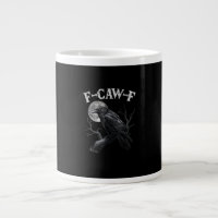 Krähe F-Caw-F Lustiger Vogel Mond Gothic Erwachsen