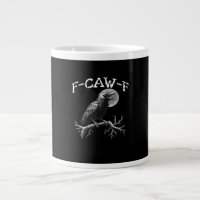 Krähe F-Caw-F Lustiger Vogel Retro Klassiker