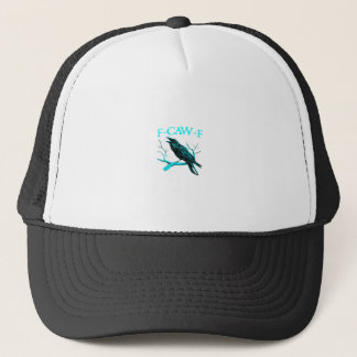 Krähe F-Caw-F Lustiger Vogel Retro Truckerkappe