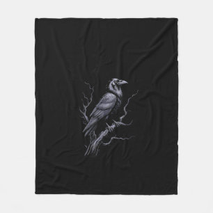Krähe F-Caw-F Lustiger Vogel Sagt Humor Meme Fleecedecke
