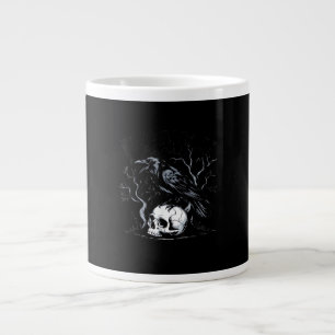 Krähe, F-Caw-F Vogel Mond Gothic Erwachsenen Humor Jumbo-Tasse