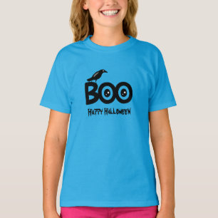 Krähe Frohes Halloween T-Shirt
