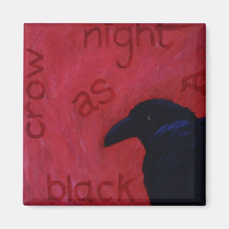 Krähe Magnet