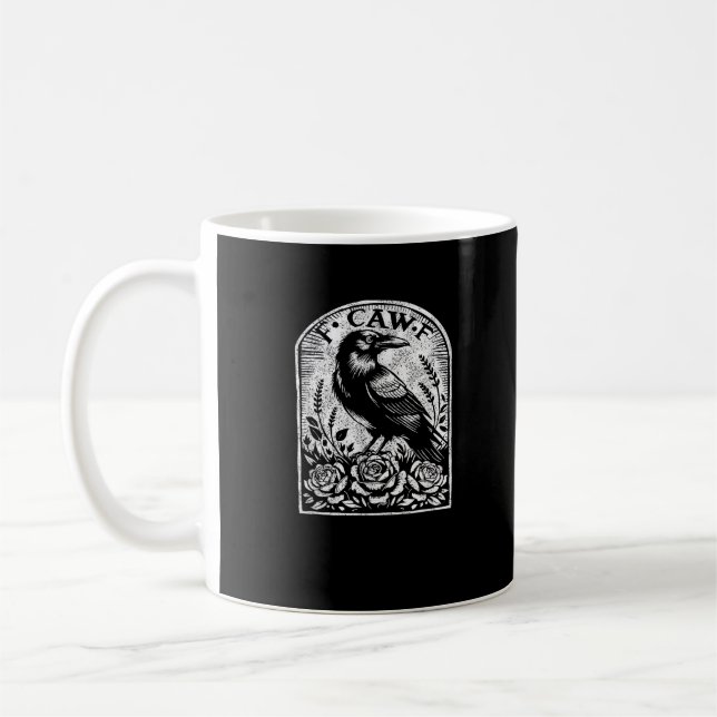 Krähe Rabe F CAW F Kaffeetasse (Links)