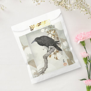 Krähe Rabe Koson Japanischer Vogel Crow Geschenktütchen