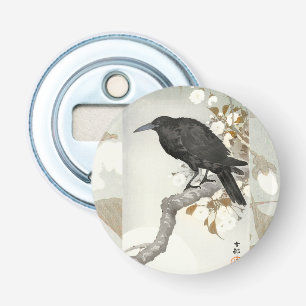 Krähe Rabe Koson Japanischer Vogel Krähe Flaschenöffner
