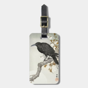 Krähe Rabe Koson Japanischer Vogel Krähe Gepäckanhänger