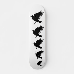 Krähe - schwarz skateboard