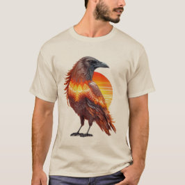 Krähe Sonne 01 T-Shirt