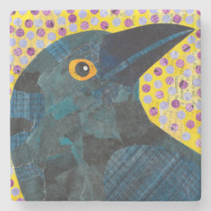 Krähe Steinuntersetzer