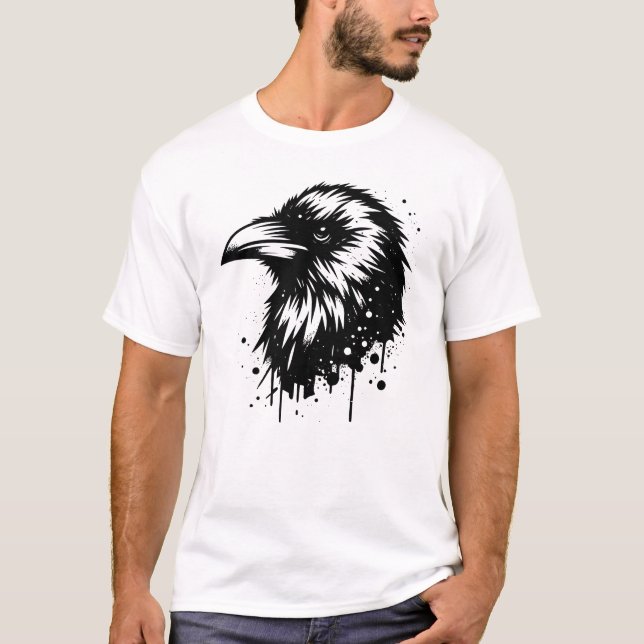 Krähe T-Shirt (Vorderseite)