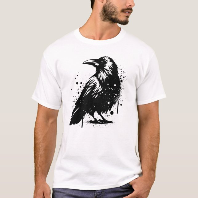 Krähe T-Shirt (Vorderseite)