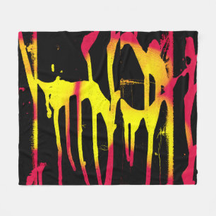 Krähe und Kräuter und Bacchanal Fleecedecke