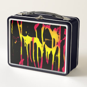 Krähe und Kräuter und Bacchanal Metall Brotdose