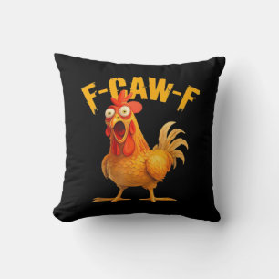 Krähen Humor F-Caw-F Gothic Lustig Retro Cool Kissen