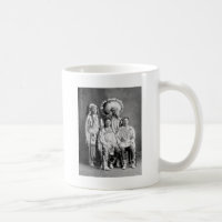 Krähen-indisches Gruppen-Porträt, frühe 1900s
