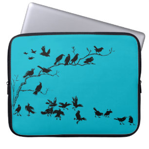 Krähen Laptopschutzhülle