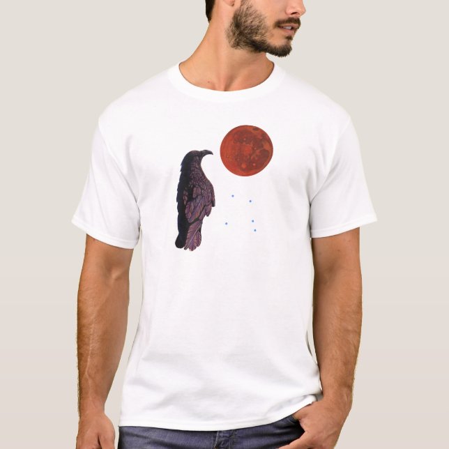 Krähen-Mond T-Shirt (Vorderseite)
