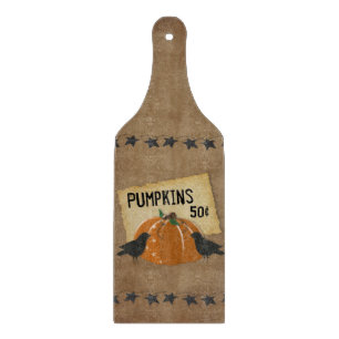 Krähen und Kürbis-Glasschneiden-Brett Schneidebrett