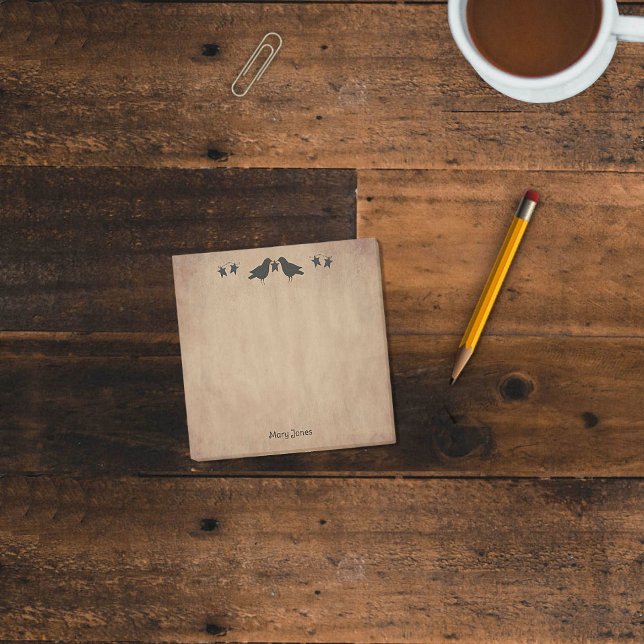 Krähen und Stangen Post-it Klebezettel (Von Creator hochgeladen)