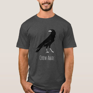 Krähen-wegraben-lustiger Vogel-T - Shirt