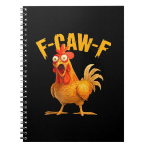 Krähenhumor F-Caw-F Gothic Lustig Retro Cool Notizblock