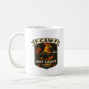Krähenhumor Lustiges Gothic F-Caw-F Kaffeetasse