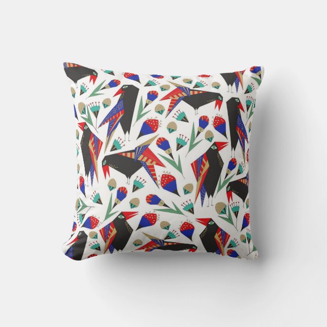 Krähenkissen Kissen (Vorderseite)