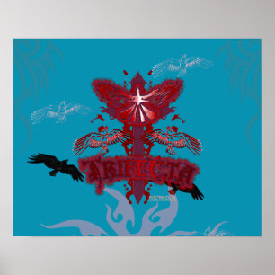 Krähetrifecta-Plakat Poster