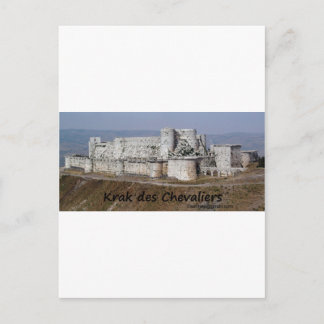 Krak Des Chevaliers, ein Kreuzfahrer-Schloss Postkarte