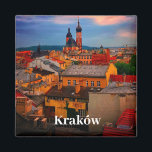 Krakau Europe Polen Altstadt Polens Magnet<br><div class="desc">Krakau,  Europa,  Polen,  Polen,  Polen,  Altstadtmagnet. Eleganter,  schöner Magnet.</div>