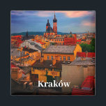 Krakau Europe Polen Altstadt Polens Magnet<br><div class="desc">Krakau,  Europa,  Polen,  Polen,  Polen,  Altstadtmagnet. Eleganter,  schöner Magnet.</div>