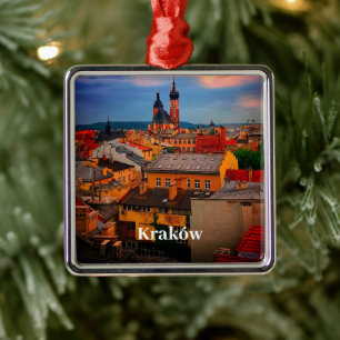 Krakau Europe Polen Altstadt Polens Ornament Aus Metall