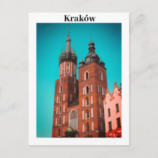 Krakau Europe Polen Altstadt Polens Postkarte